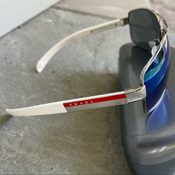 Prada Accessories Prada Rare Blue Lense Sunglasses Like New Poshmark